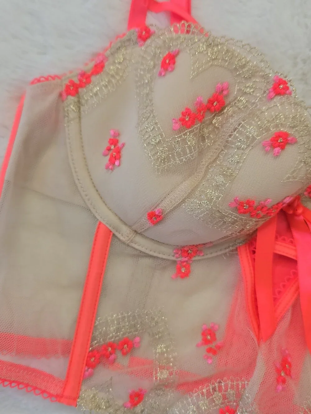 Victoria's Secret Dream Angels Corset Bra 34B